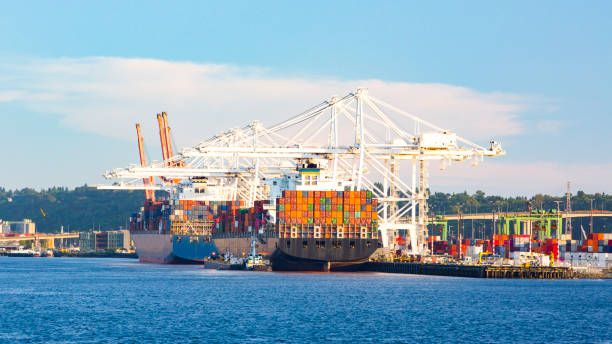 istock Port of Seattle, Washington, Sunset 1208059817