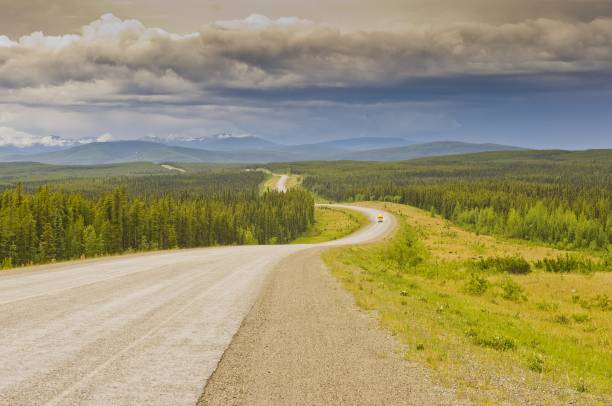 istock Alaska highway in the Yukon 1208060344