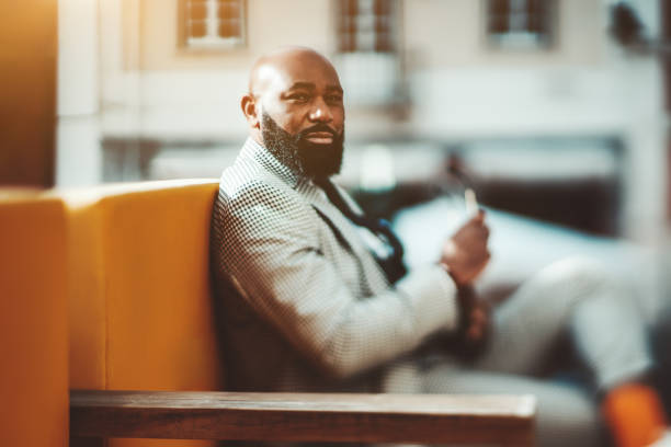 istock Tilt-shift portrait of African man 1208061124