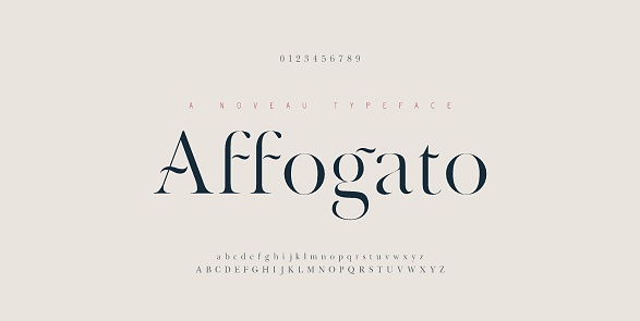 istock Elegant alphabet letters font and number. Classic Copper Lettering Minimal Fashion Designs. Typography fonts regular uppercase and lowercase. vector illustration 1208063975