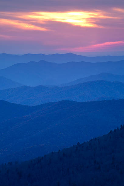 istock Looking out into a Smoky Mountain Sunset 120806824