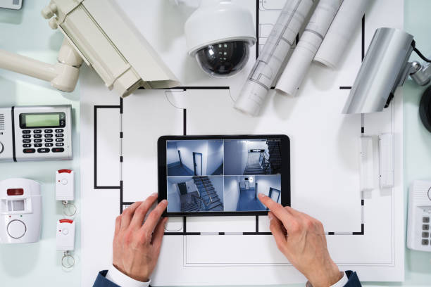 istock Person Watching Footage On Digital Tablet 1208085273