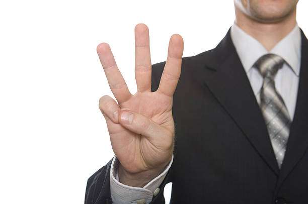 istock well shaped business man hand count. three 120809153