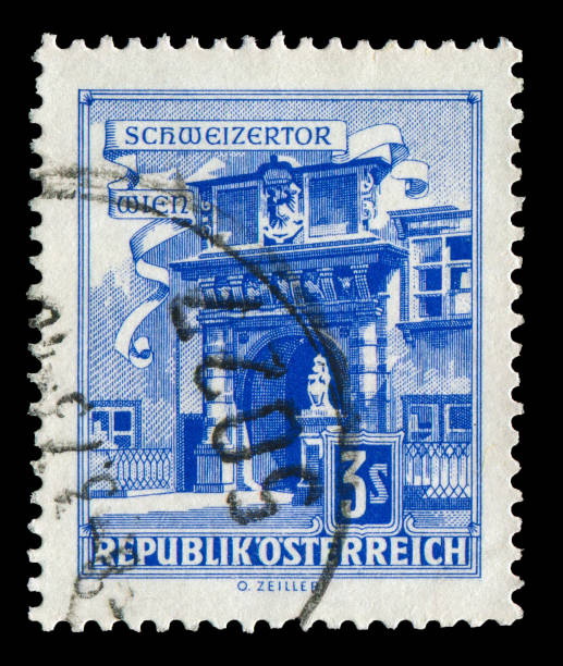 istock Austria stamps: Shows Schweizertor(Swiss Gate), from the series 