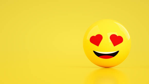 istock 3D Emoji with Falling in Love Face 1208095149