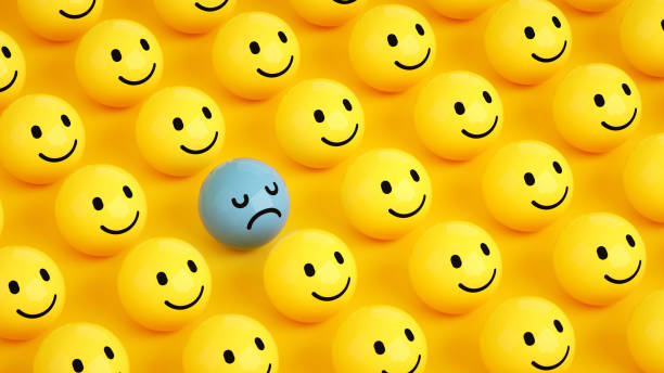 istock 3D Emoji with Smiley Face and Sad Face 1208095199