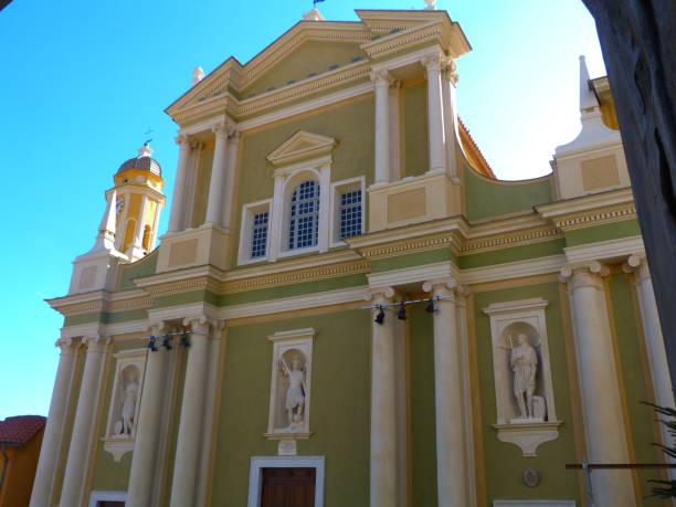 istock Saint-Michel Basilica, Menton, French Riviera 1208099476