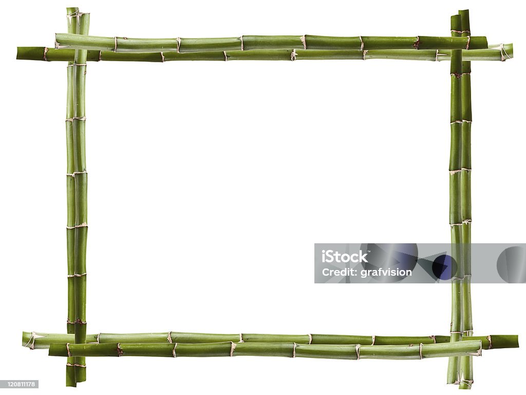 Bastidor de bambú - Foto de stock de Borde libre de derechos
