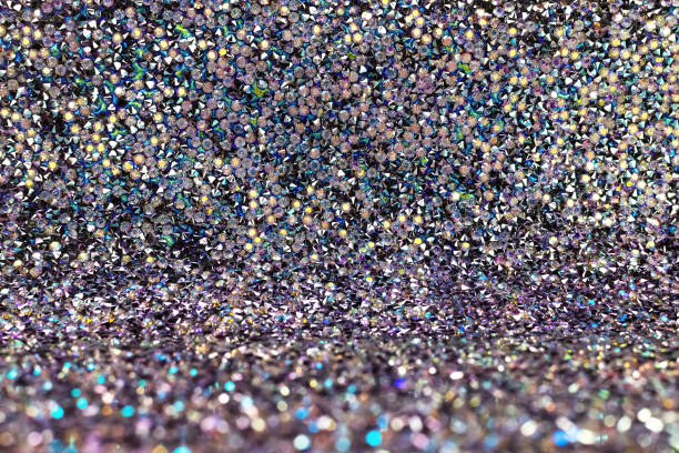 istock Purple crystal background. Blur foreground. Glittering background. 1208112462