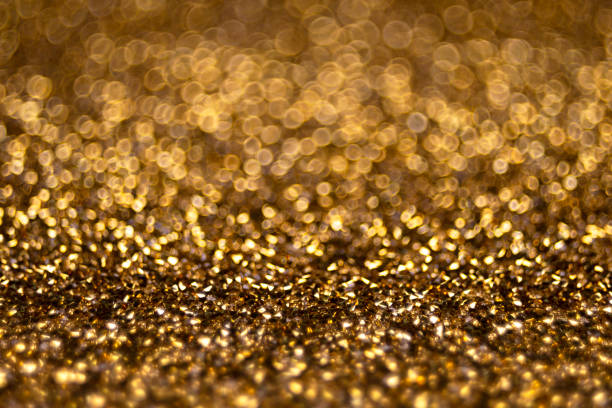 istock Glitter lights abstract background. Defocused bokeh bright illustration. 1208112489