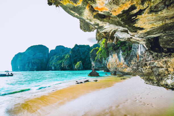 istock Idyllic beach on a tropical island in Thailand 1208114093