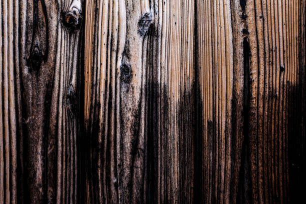istock Two-tone Wooden Wall 1208119837