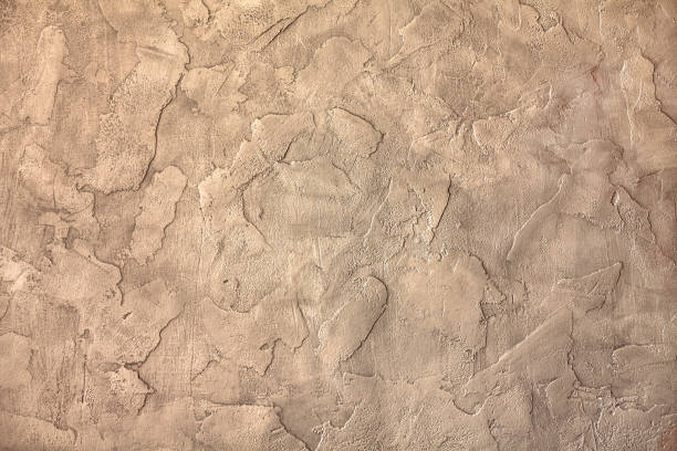 istock Cool golden plastered wall, antique luxury empty color background for isolate. 1208123895