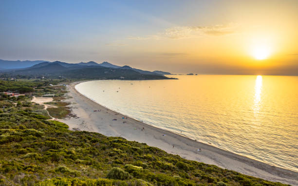 istock Golden sunset over Losari beach 1208123897
