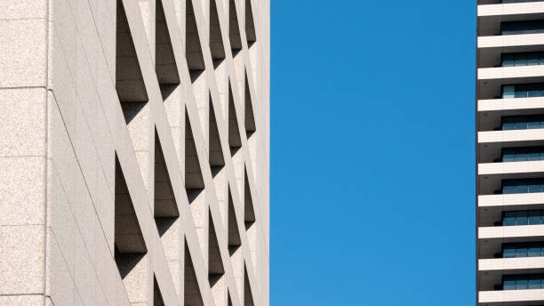 istock Abstract background architecture lines. modern architecture detail 1208133421