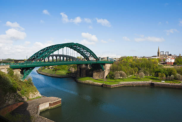 Wearmouth Bridge  river wear stock pictures, royalty-free photos & images