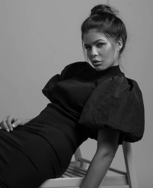 istock Studio shot of beautiful woman 1208140821
