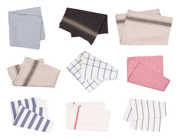 istock Dish towels isolated on white background 1208141623