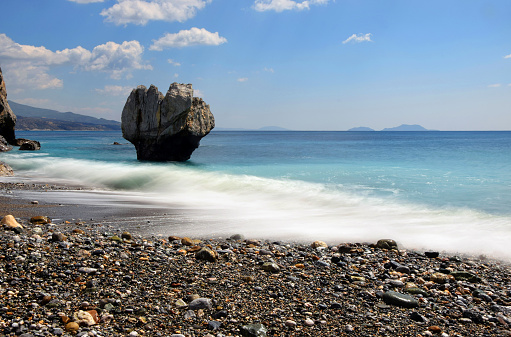 Preveli beach at Crete