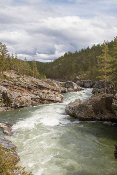 istock Ritterspranget - a popular natural spectacle in Norway 1208146984
