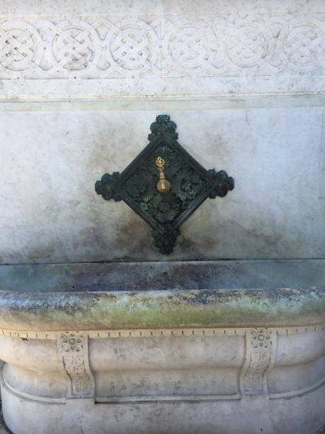 istock Ottoman 2nd Abdulhamit, German fountain Istanbul, Water, train gift,tap 1208148300