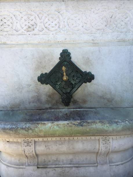 istock Ottoman 2nd Abdulhamit, German fountain Istanbul, Water, train gift,tap 1208148330