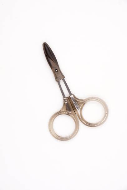 istock Small scissors for cutting nose hairs 1208148456