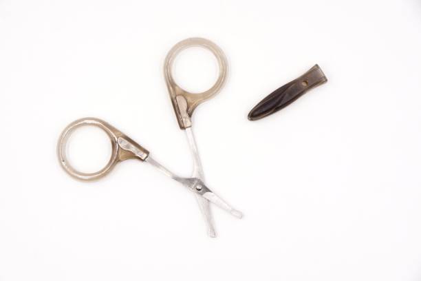istock Small scissors for cutting nose hairs 1208148555