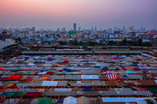 istock Train Night Market (Ratchada), Bangkok, Thailand 1208149590