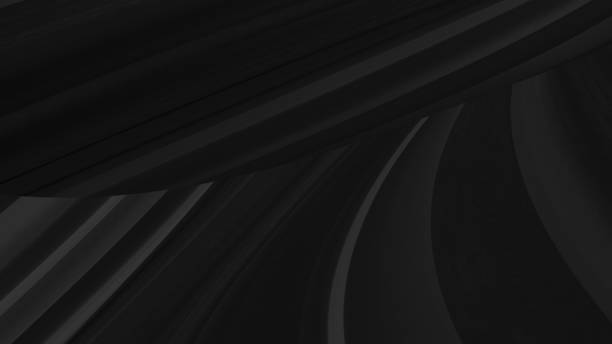 istock soft lines fabric abstract dark smooth curve decorative . Chacoal textile modern style full frame black background 1208150165