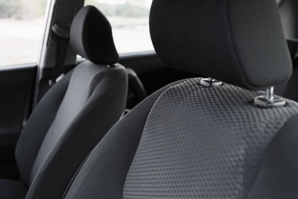 istock Car interior, part of front seats, close 1208151896