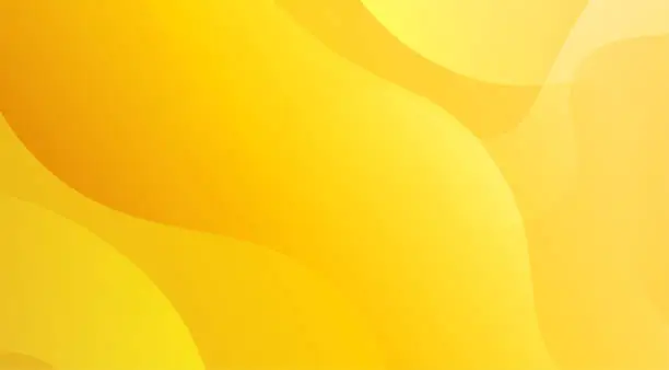 Vector illustration of Yellow and orange unusual background with subtle rays of light