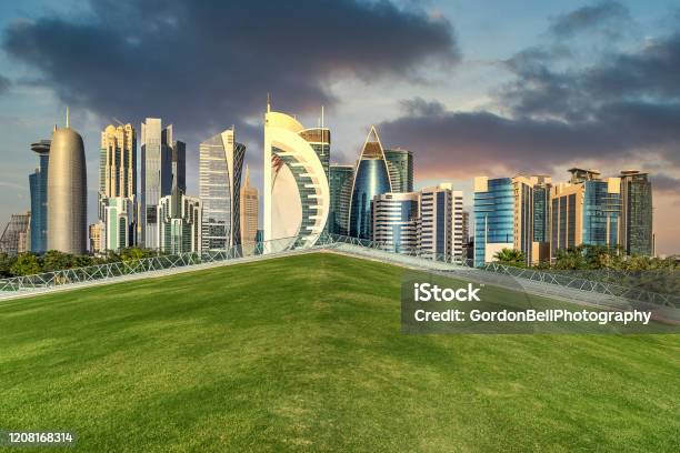 Doha In Qatar Stock Photo - Download Image Now - Doha, Qatar, Apartment
