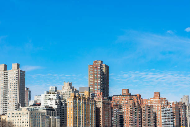 istock Upper East Side New York City Skyline with a Blue Sky 1208169326