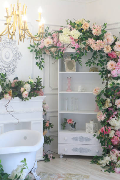 istock Interior of luxury vintage bathroom 1208172910