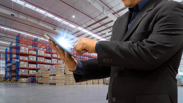 istock Businessman and Industry concept. 1208175667