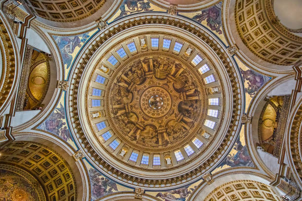 Ceiling in the Igreja do Carmo in Viseu, dating back the 18th century