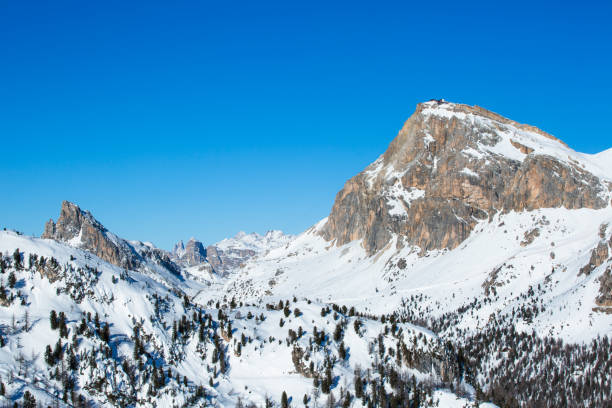 istock Dolomities winter mountains ski resort 1208178091