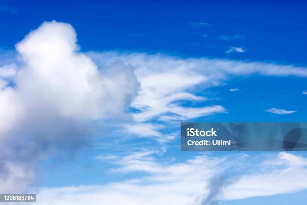 Beautiful Clouds Against Blue Sky Stock Photo - Download Image Now - Cirrostratus, Altocumulus, Atmosphere