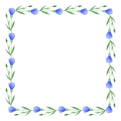 Ilustración de Marco Cuadrado De Flores Azules Aislado En Blanco y más Vectores Libres de Derechos de Azul - Azul, Boda, Borde - iStock Ilustración de Marco Cuadrado De Flores Azules Aislado En Blanco y más Vectores Libres de Derechos de Azul - Azul, Boda, Borde - iStock