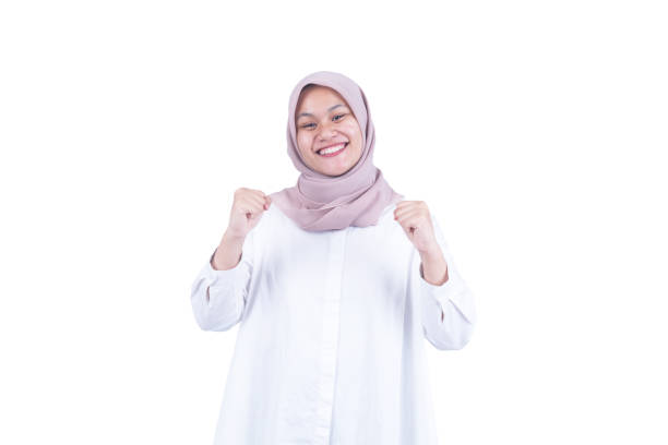 istock Happy Southeast Asian Muslim Woman - Copy Space 1208184009