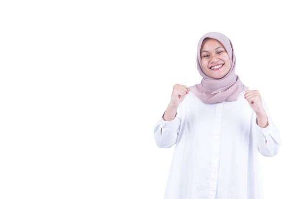 istock Happy Southeast Asian Muslim Woman - Copy Space 1208184061