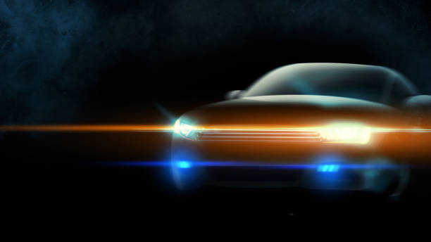 istock Speed car of light 1208186009