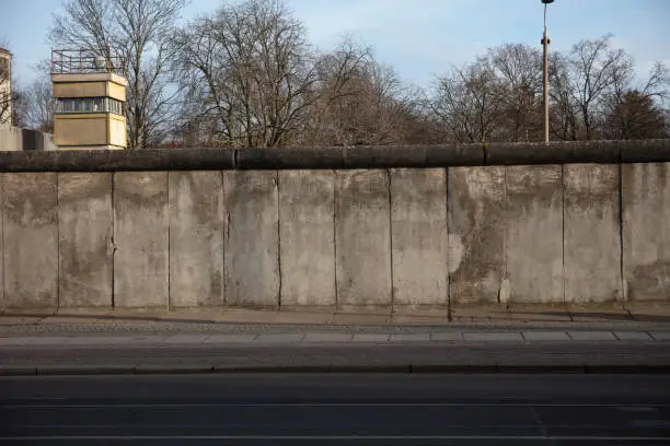 Berlin wall ruins