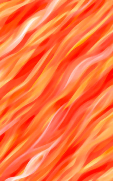 Fire Full frame flames flame patterns stock illustrations