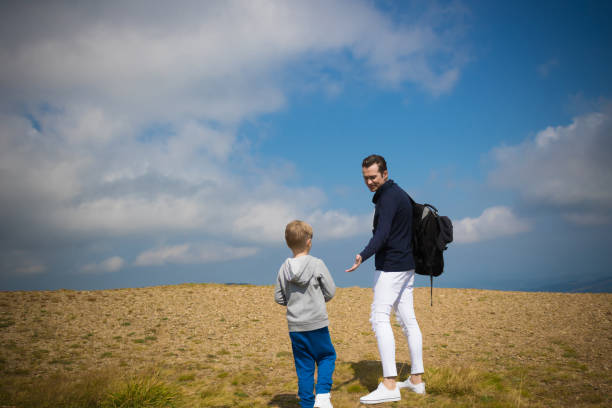istock Father and son spending a day out in nature. 1208193856