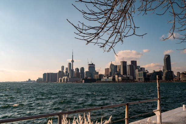 istock Toronto Skyline from Polson Pier in Winter 1208195081