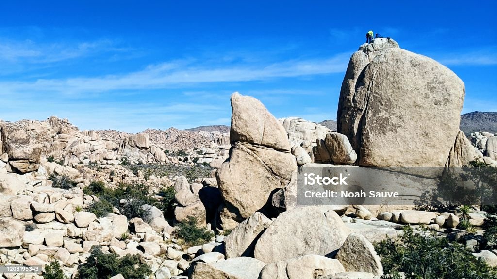 Rock Climbing in Hidden Valley, Joshua Tree National Park Rock climber in Hidden Valley, Joshua Tree National Park, California Bouldering Stock Photo Rock Climbing in Hidden Valley, Joshua Tree National Park Rock climber in Hidden Valley, Joshua Tree National Park, California Bouldering Stock Photo