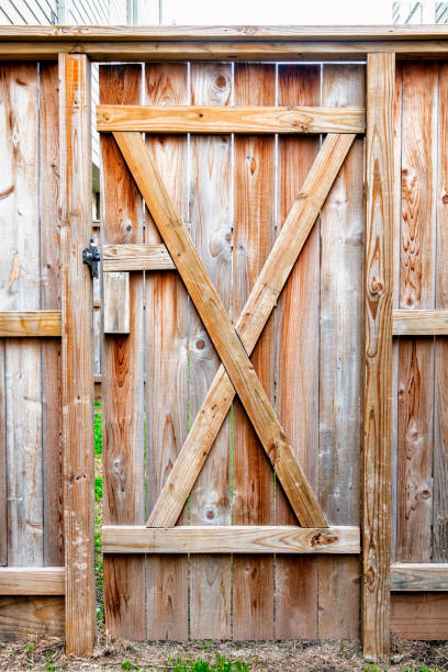istock Gate of a Wooden Fence 1208200317