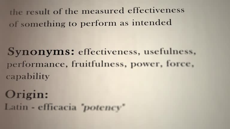 Efficacy Definition